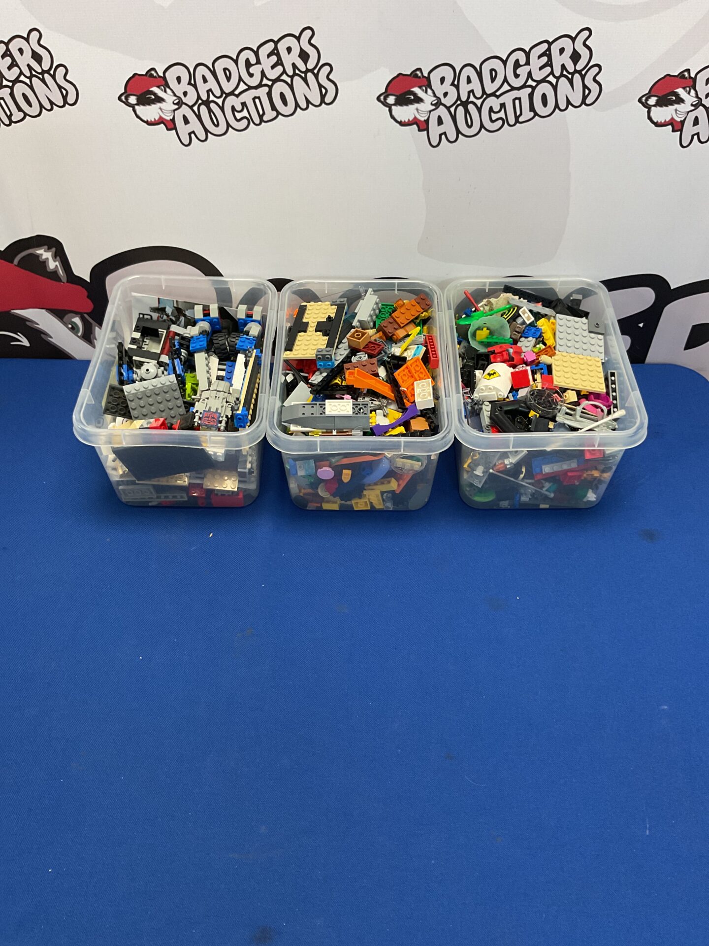 392 Three boxes of mixed lego