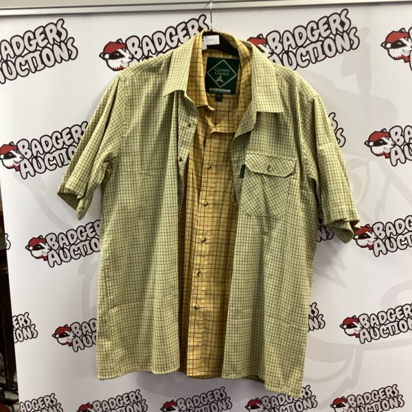 Blue and green plaid Country Classics shirt size 3XL.