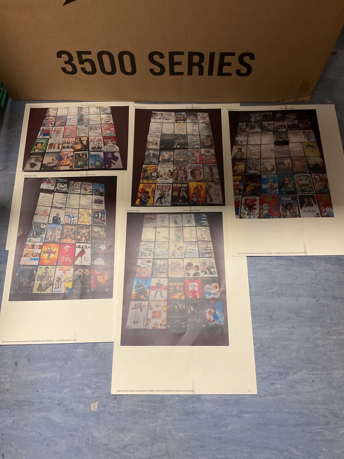 103 Large box of dvd movies inc teachers dvd boxset