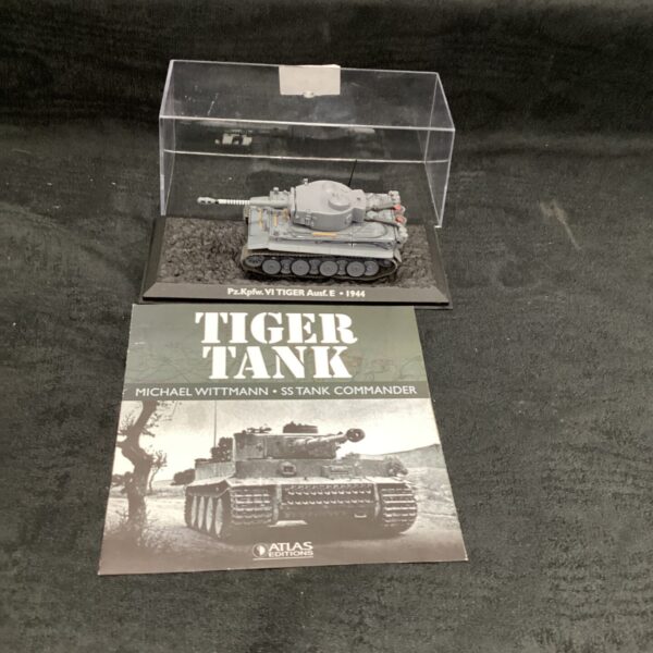 Model Tiger Tank in case