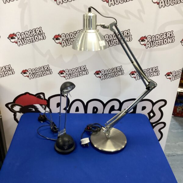 Vintage Anglepoise style desk lamp with adjustable arm.