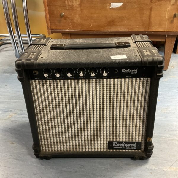 Vintage Rockwood Hohner guitar amplifier for practice or collection.
