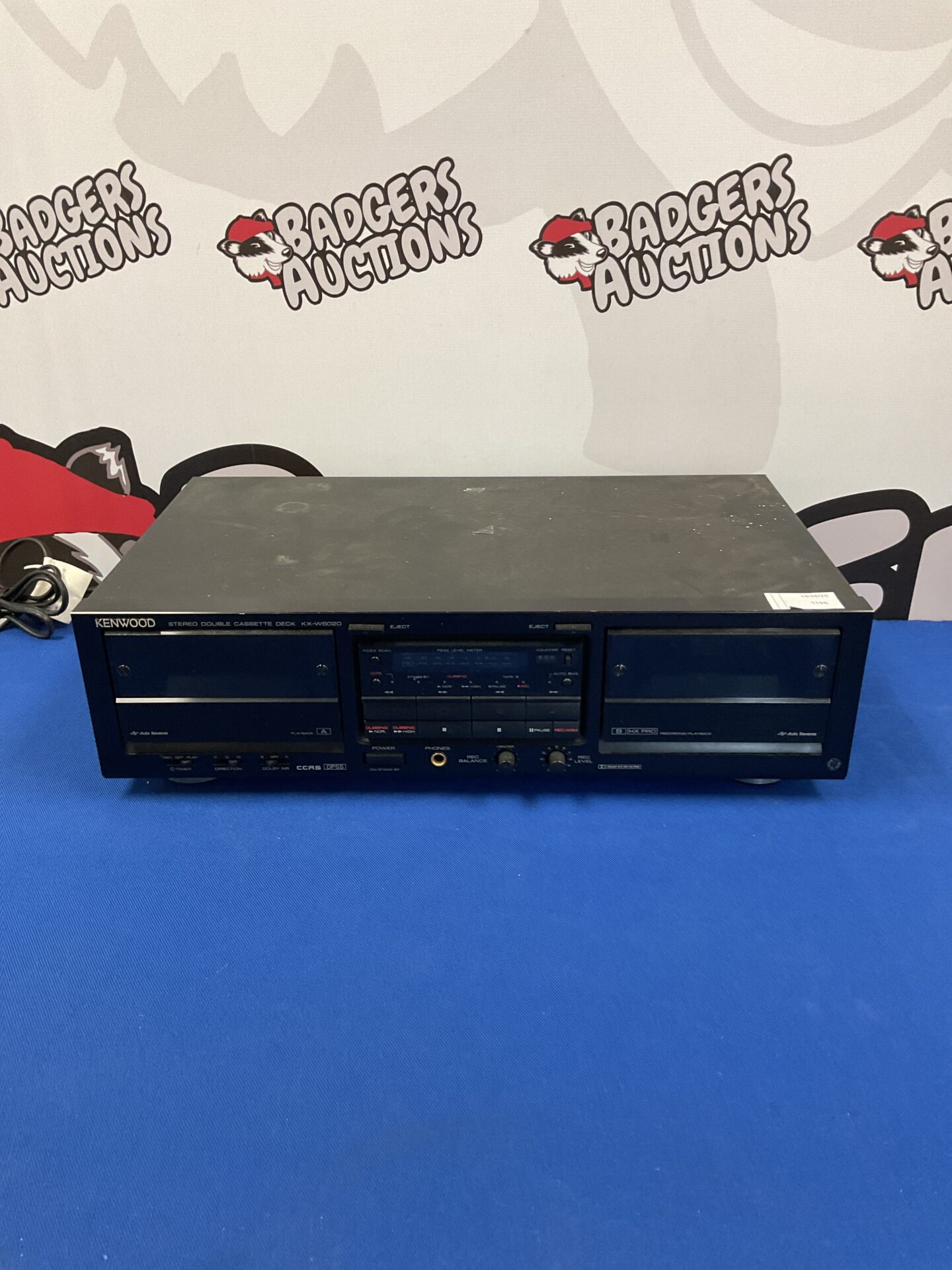 156 Kenwood kx-w6020 double cassette deck