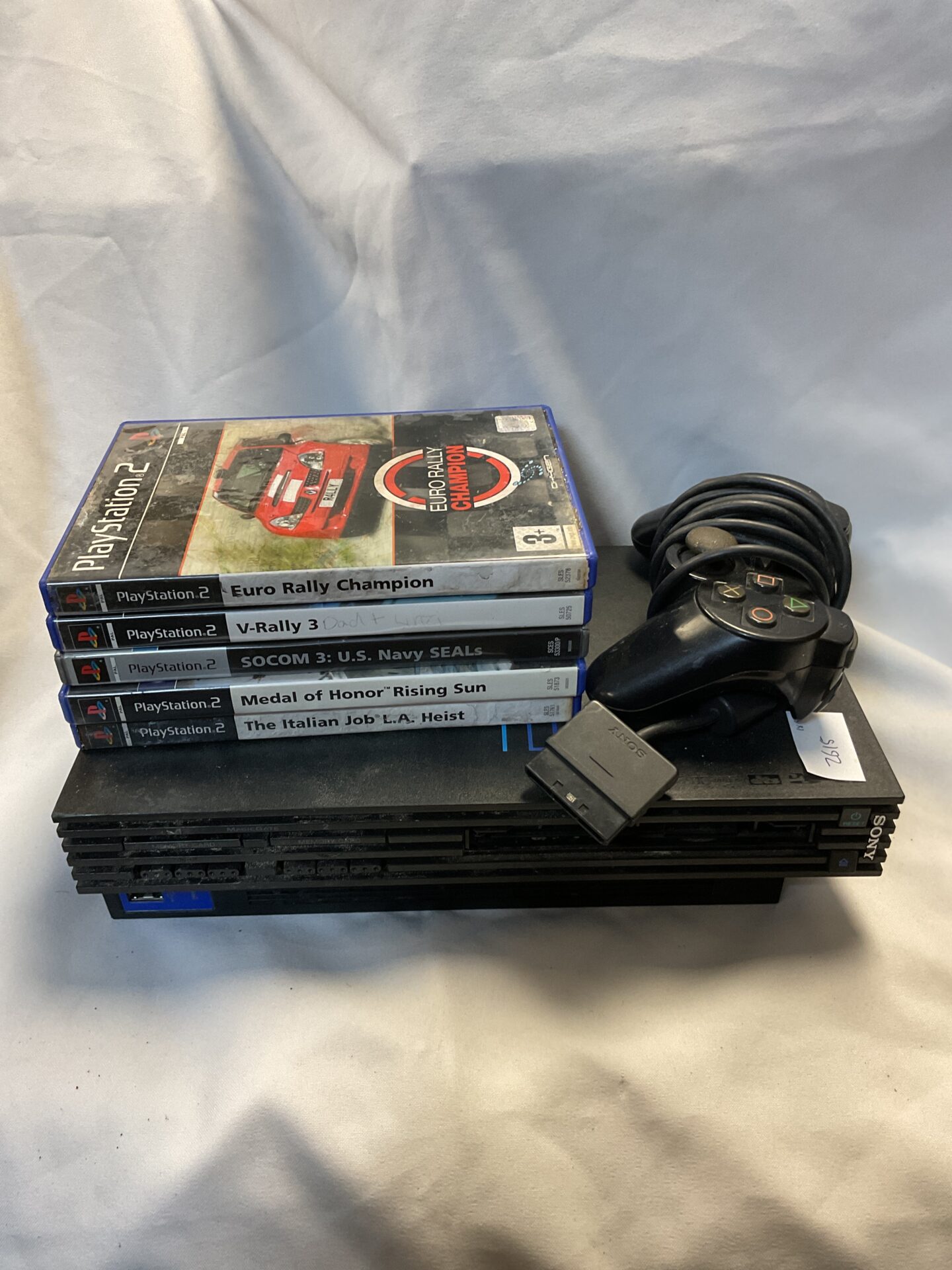 191 Sony PlayStation 2 console with games