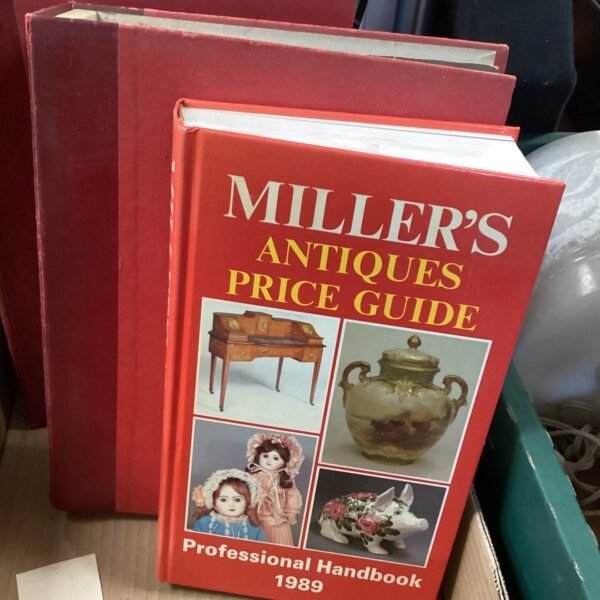 Miller's Antique Guide 1989 cover, vintage collectible book.