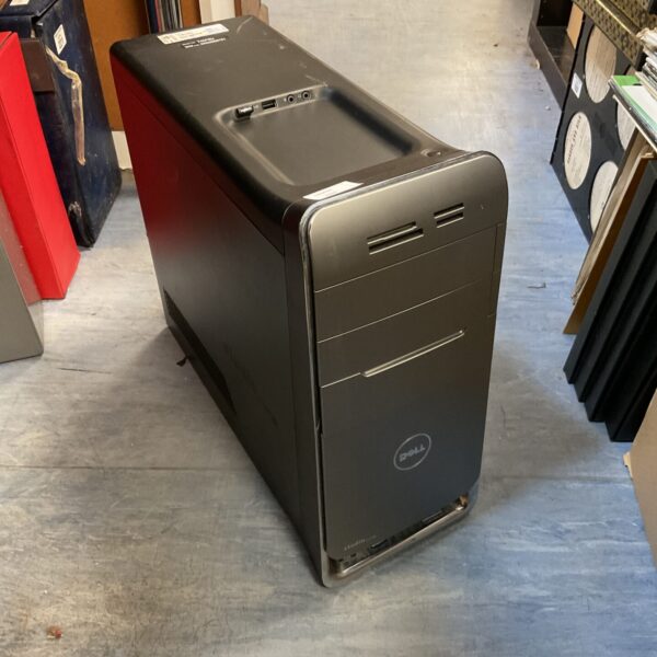 Black Dell Studio XPS desktop computer tower for collectors.