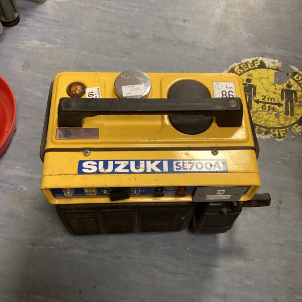 Vintage Suzuki SE700A petrol generator for portable power.