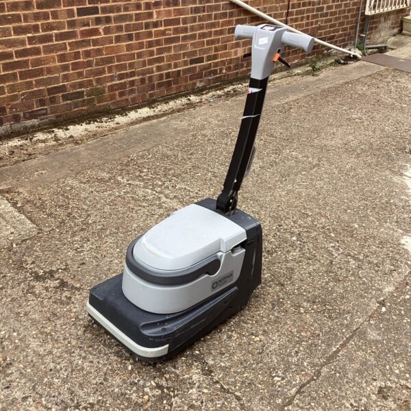 Used Nilfisk SC250 floor cleaner for commercial cleaning.