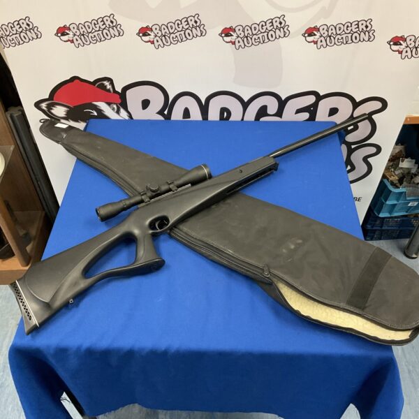 Used Benjamin Trail NP .22 caliber air rifle with scope for sale.