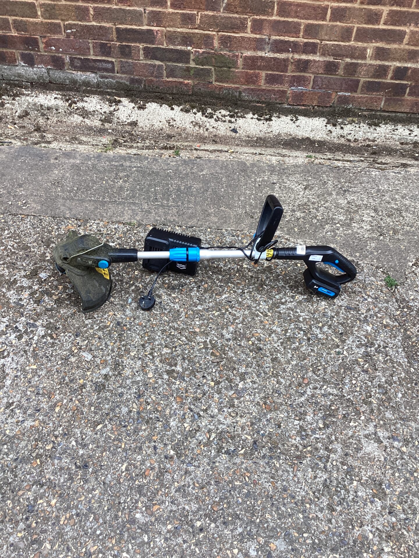 1051 MAC Battery powered garden strimmer with charger