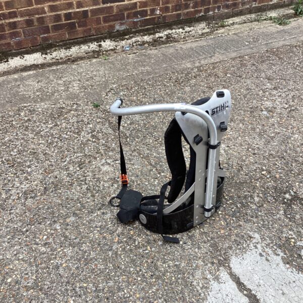 Stihl aluminium backpack for garden sprayers and equipment.