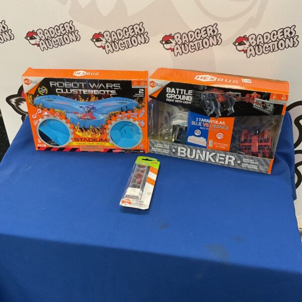 Boxed Hexbug Nano V2 sets for collectors and robotic toy enthusiasts.