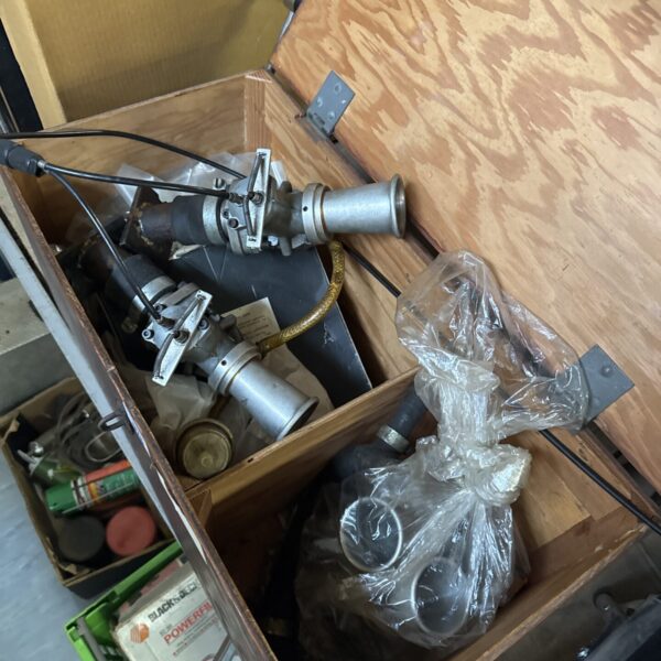 Vintage Amal carburettors found in a garage clearance lot.