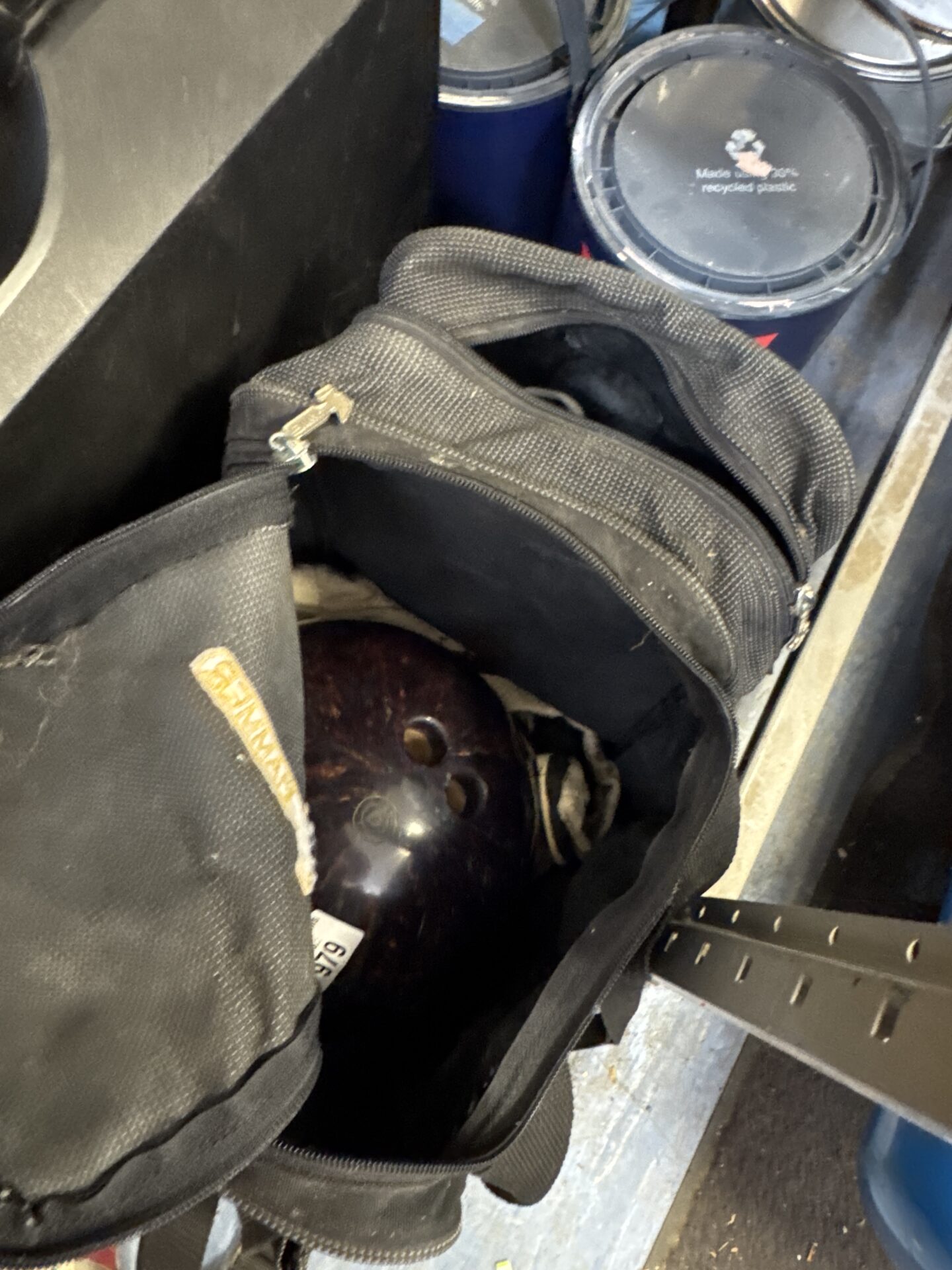 998 Maxim bowling ball with pair of brunswick shoes