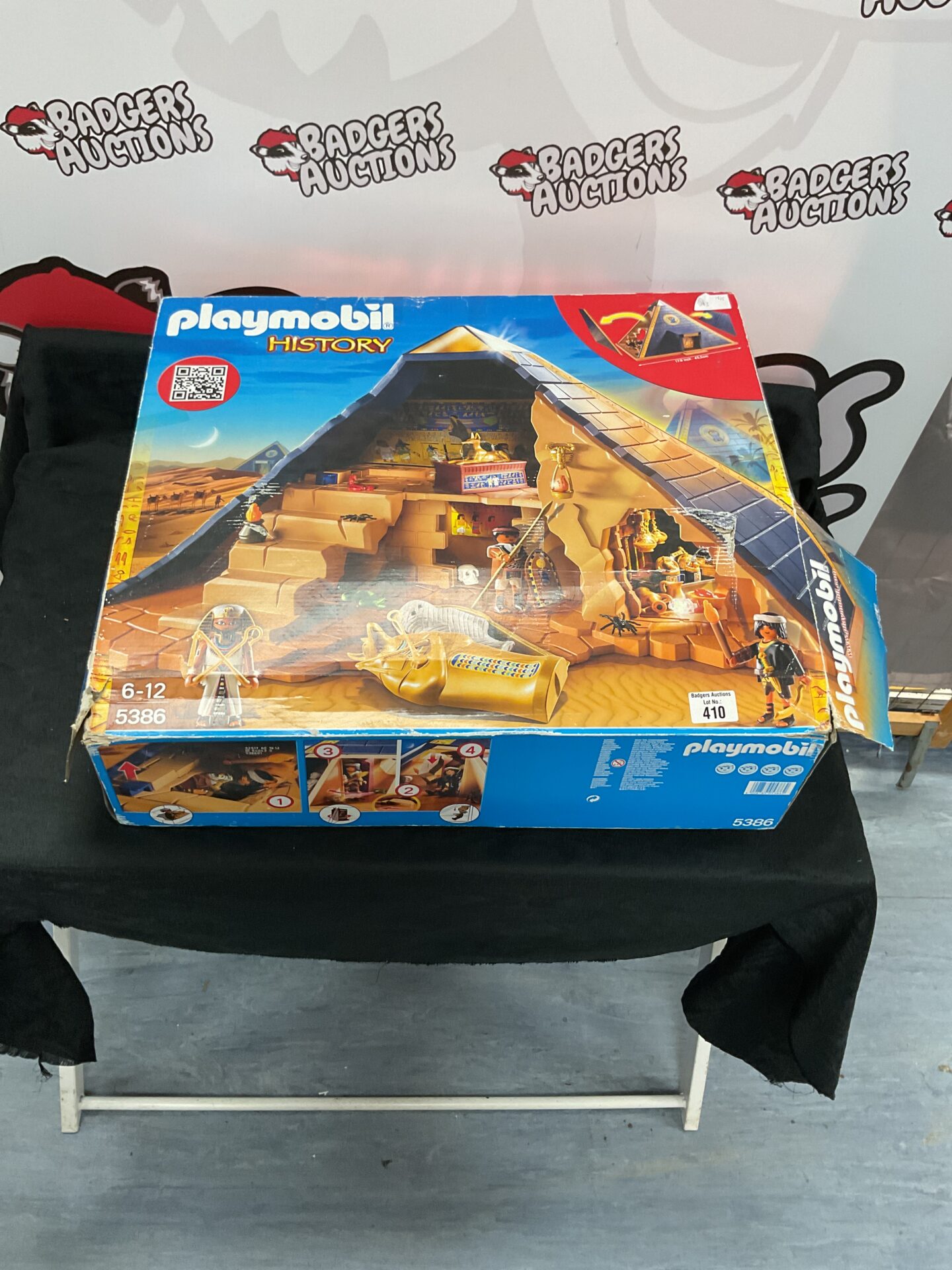 410 Large playmobile history set boxed