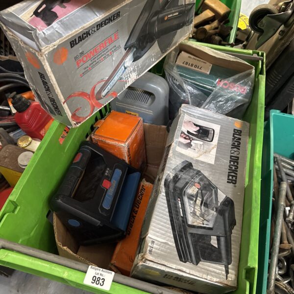 Black and Decker BD280 tool lot in original packaging.