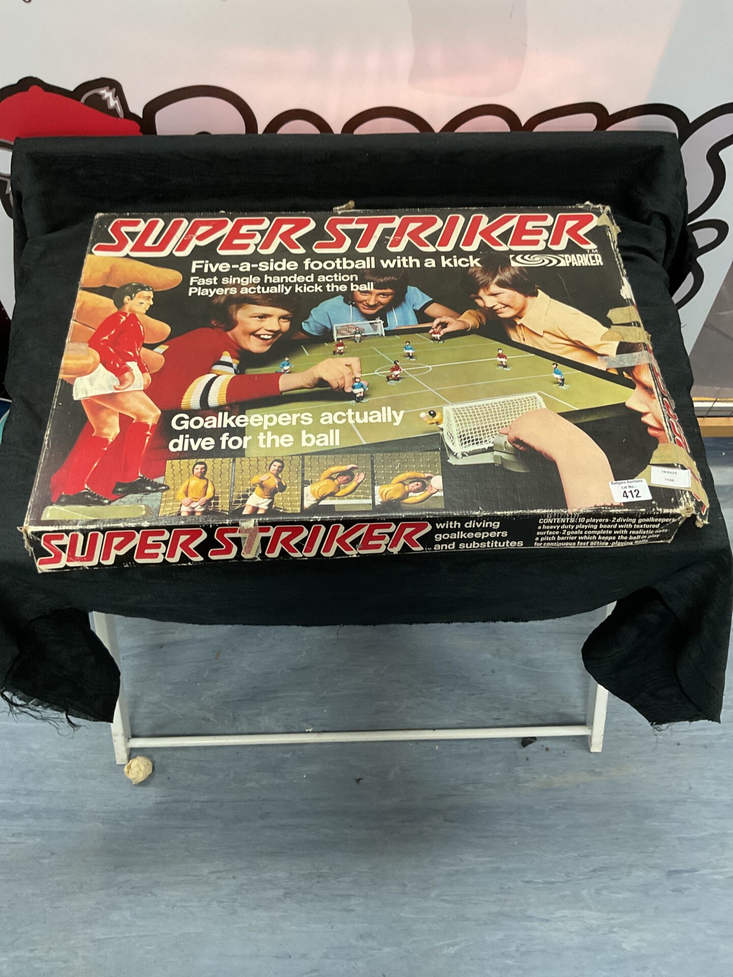 412 Vintage super striker football board game