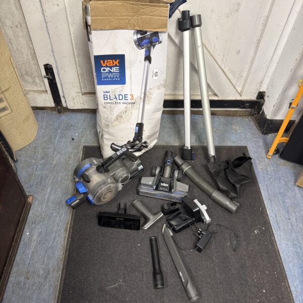 Vax OnePWR cordless vacuum cleaner in used condition.