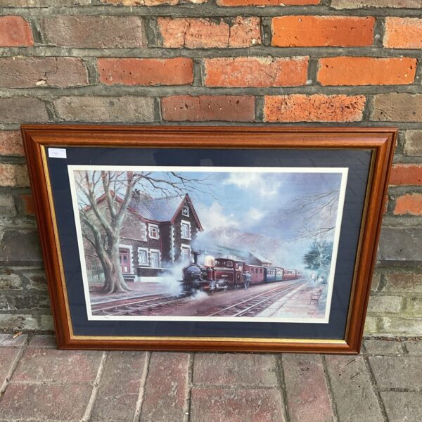 David Weston limited edition print of the Talisin steam train.
