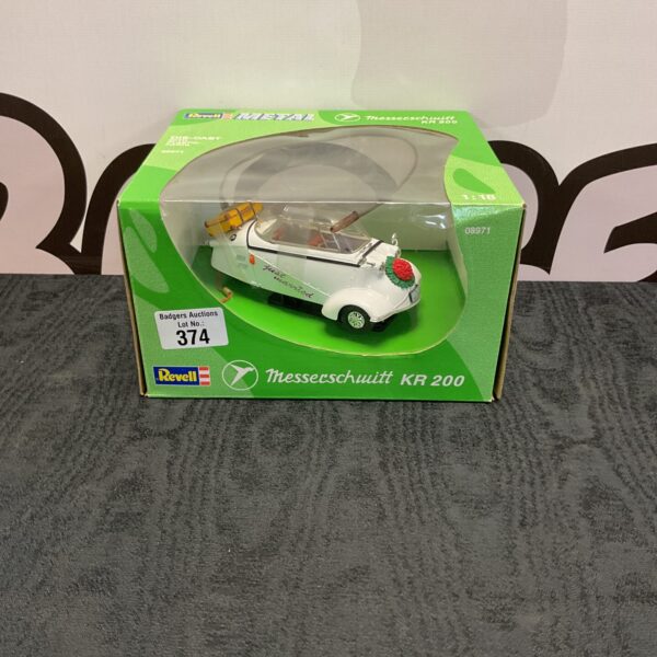 Boxed Revell Messerschmitt KR200 diecast model car for collectors.