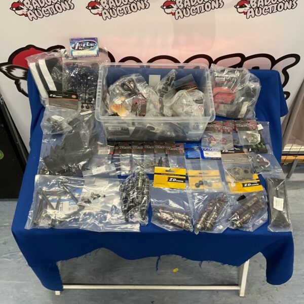 New RC model parts and accessories lot for cars.