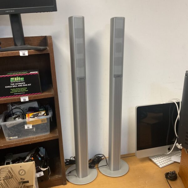 Pair of Acoustic Solutions AVCS column speakers in used condition.