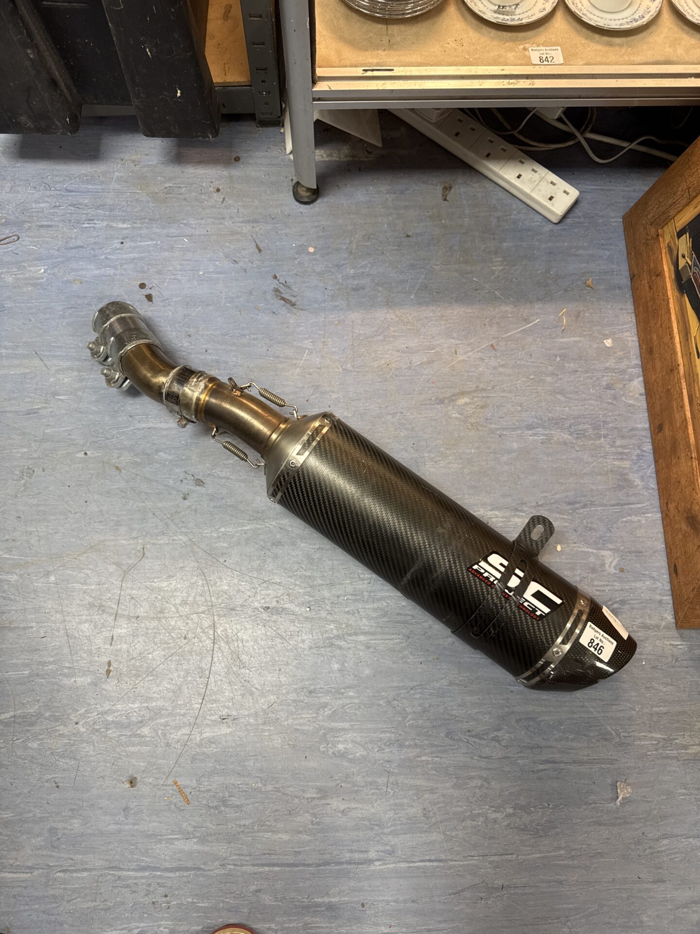 846 SC project motorcycle sports exhaust