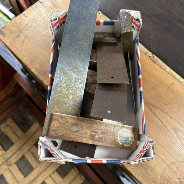 Vintage Rabone Chesterman try square, antique woodworking tool.