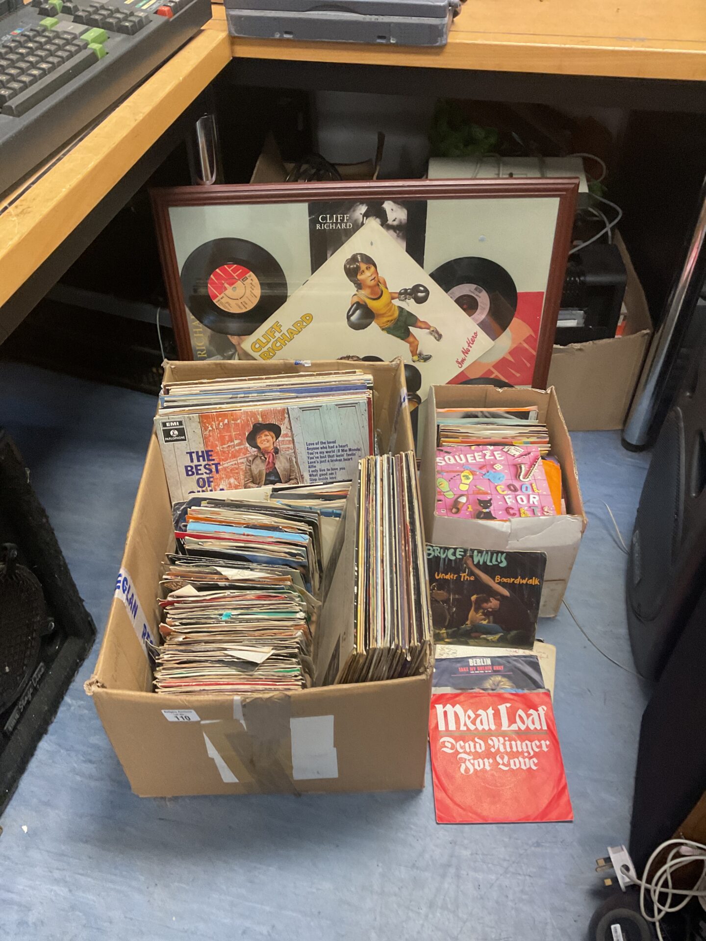 110 Collection of 12” & 7” single vinyl records