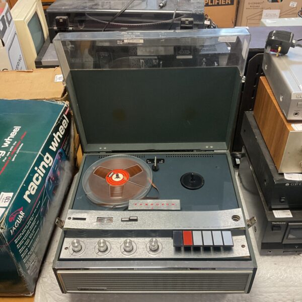 Vintage Ferguson reel to reel tape recorder in used condition.