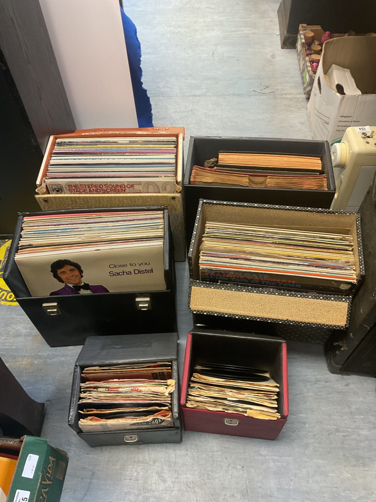 146 Six cases of 12” & 7” vinyl records