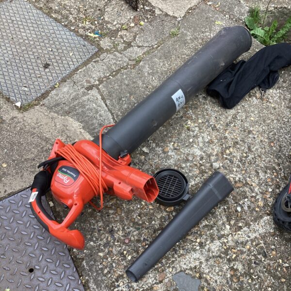 Flymo Powervac 3000 garden vacuum and blower, handheld electric tool.