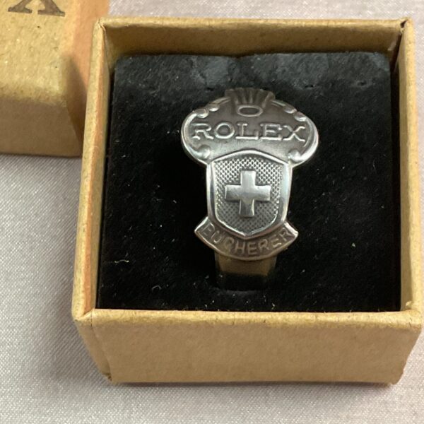 Vintage Rolex Bucherer spoon ring, size Z.