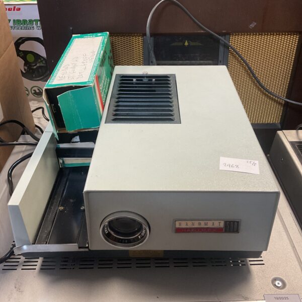 Vintage Hanimex 500 slide projector for 35mm slides.