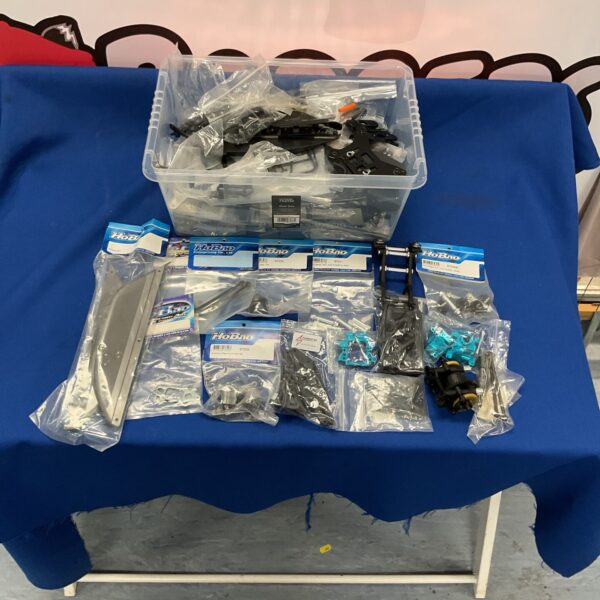 New RC car parts and accessories lot with Hobao components.