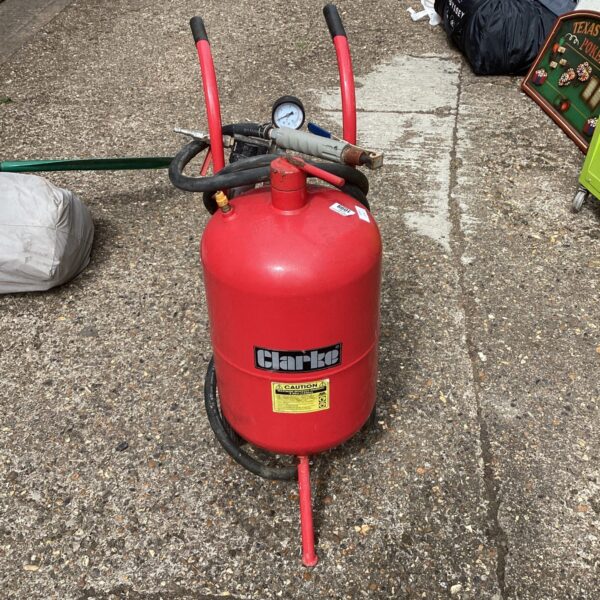 Vintage Clark acetylene torch gas welder for metalwork.