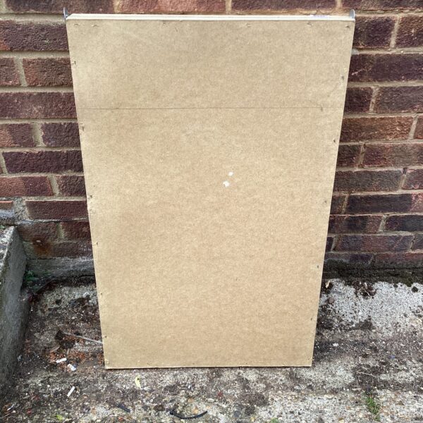 Vintage folding pasting table, a portable work surface.