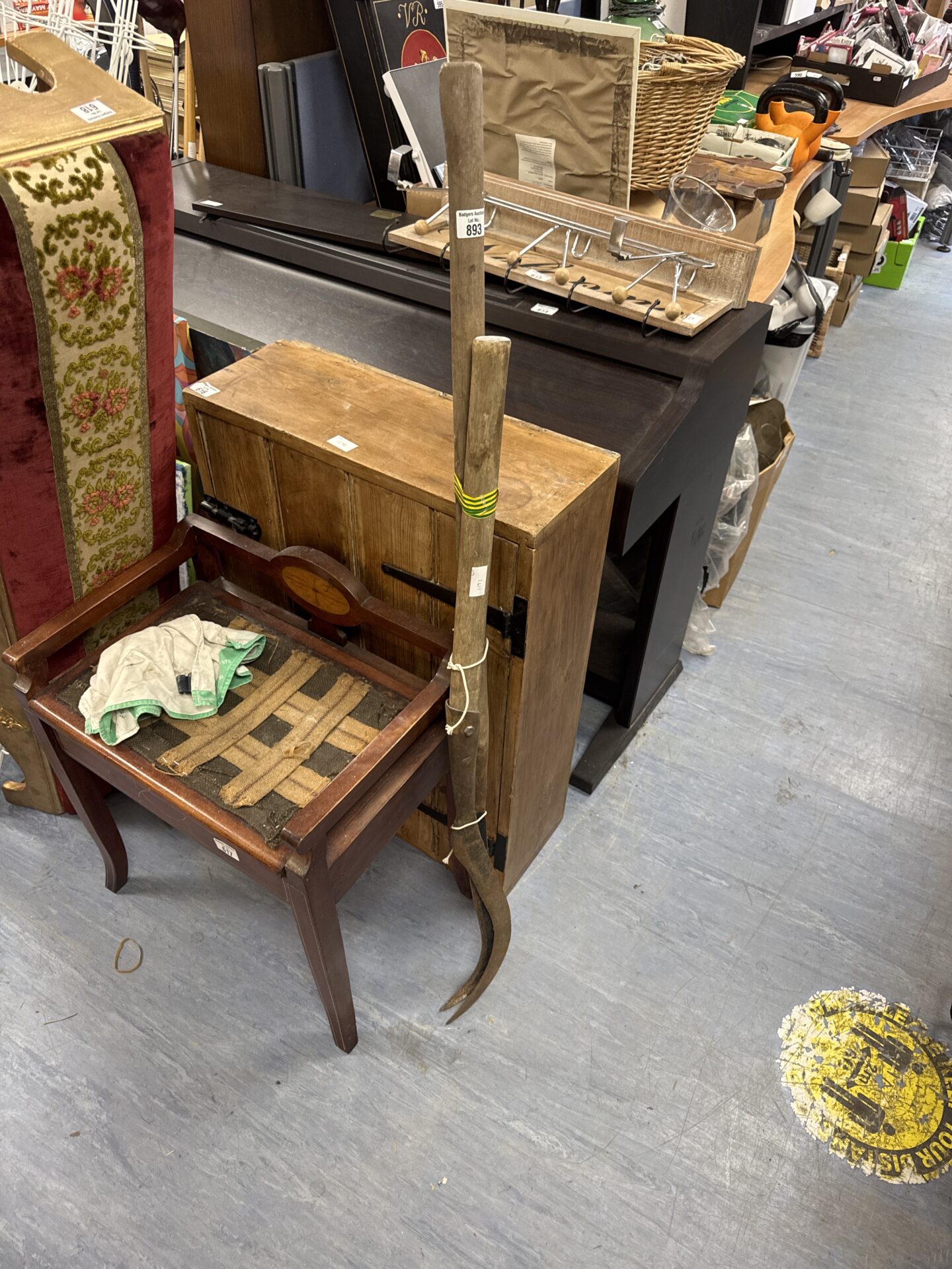893 Pair of vintage scythes