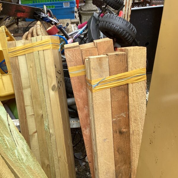 Three bundles of 3’6” timber for DIY projects and construction.