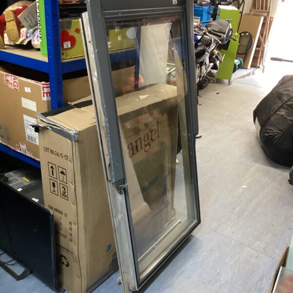 Used Velux style window measuring 1400x300mm for roof installation.