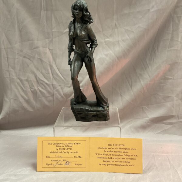 John Letts Liberty bronze sculpture, limited edition collectible art.