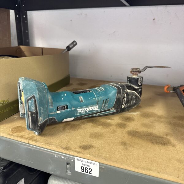 Makita cordless omni tool body, untested power tool for DIY projects.