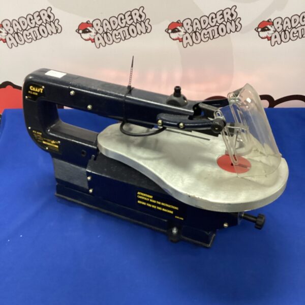 Vintage Power Craft PFZ-400R scroll saw for woodworking projects.
