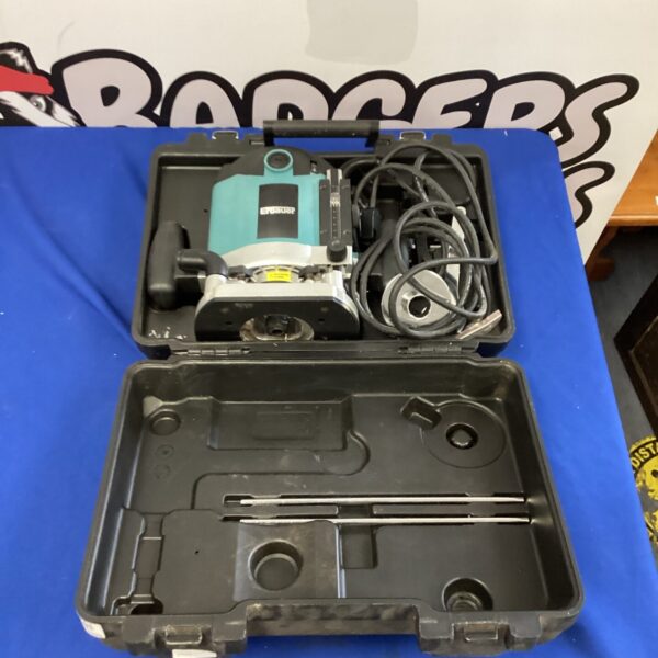 Erbauer router in its original carrying case, a vintage power tool.