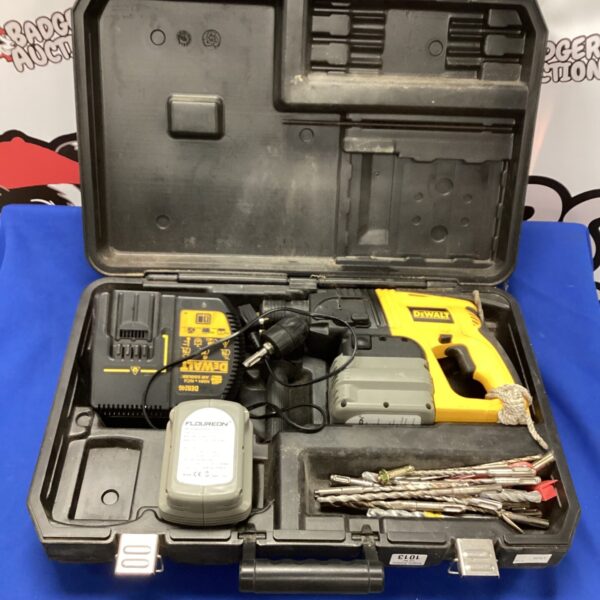 Dewalt DC711KA battery drill in its original carry case.
