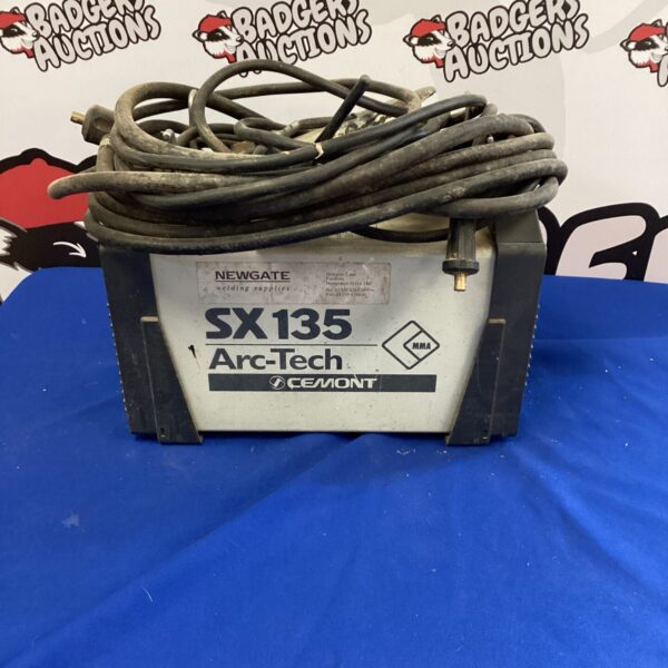Front view of a vintage Cemont Arc Tech welder.