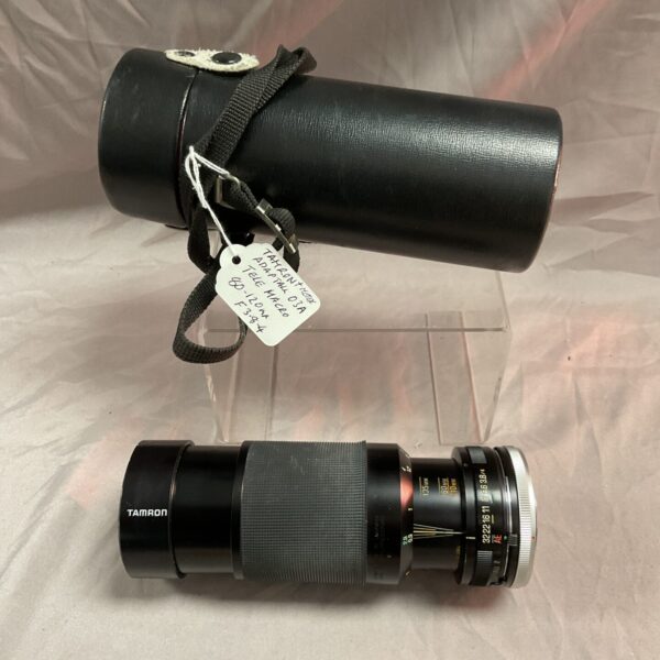 Vintage Tamron 80-120mm tele macro lens with Adapt All motor.