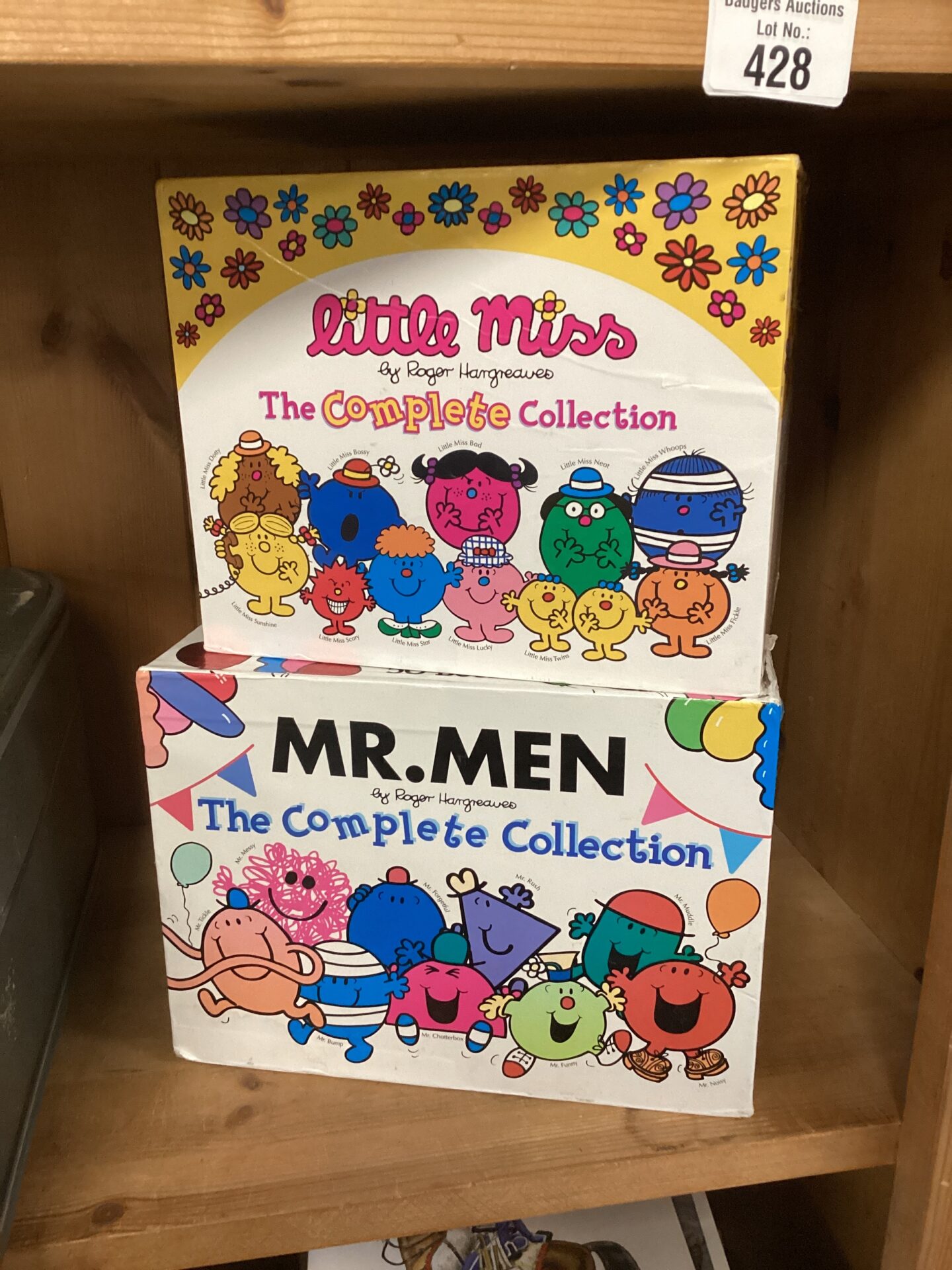 432 Incomplete little miss book collection with complete mr. Men book set