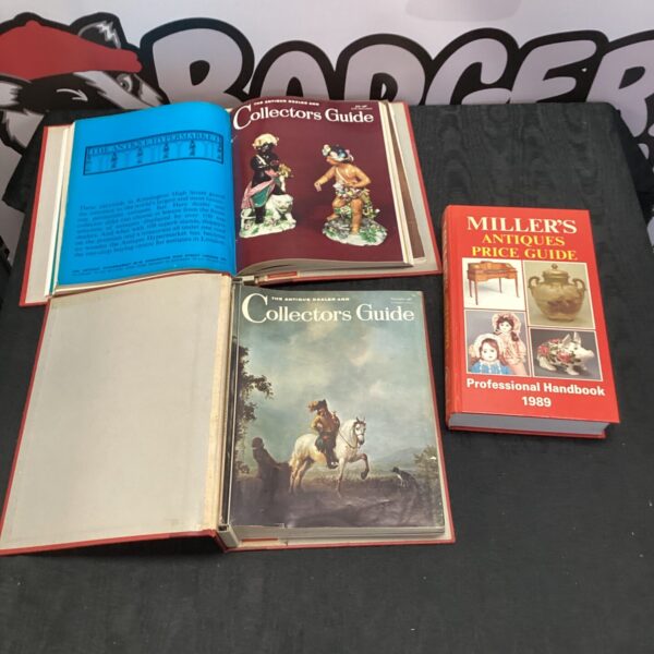 Miller's Antiques Price Guide book and collector magazines lot.