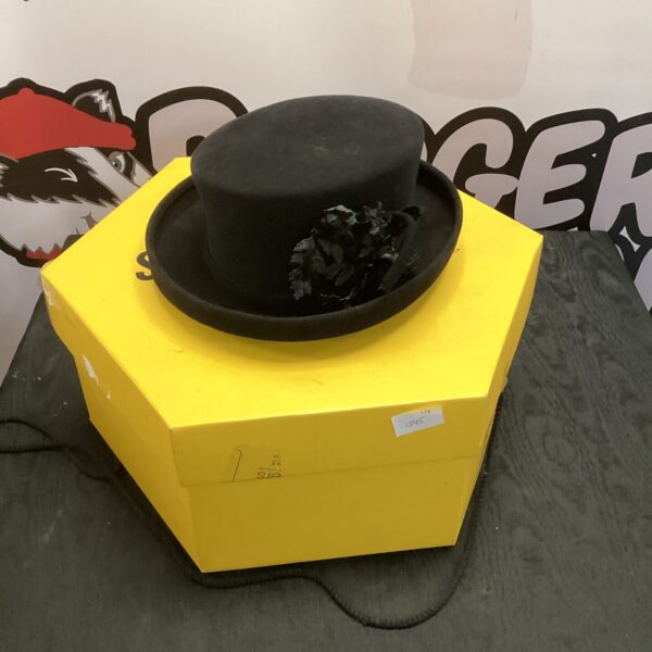 Black Philip Somerville hat for formal occasions.